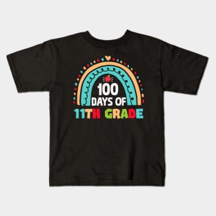 100th day Of School 11th grade Teacher Kids T-Shirt